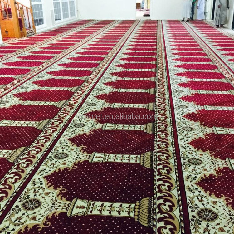 Customized Mosque Hand Tufted Carpet Mosque rug wall to wall carpet for prayer