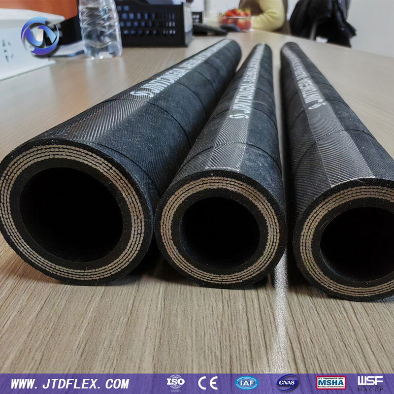 4sh High Pressure Spiral Reinforced Rubber Hydraulic Hose with Fitting