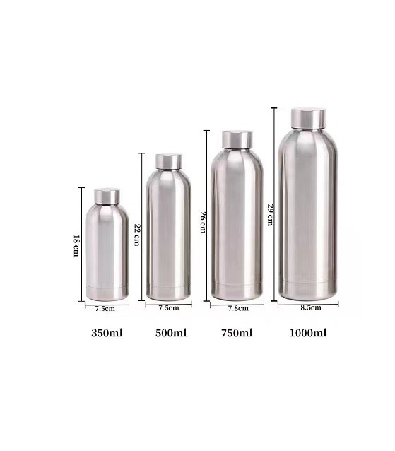 Custom soft touch rubber paint 17oz 500ml Insulated vacuum flask thermal double wall stainless steel gym sport water bottle