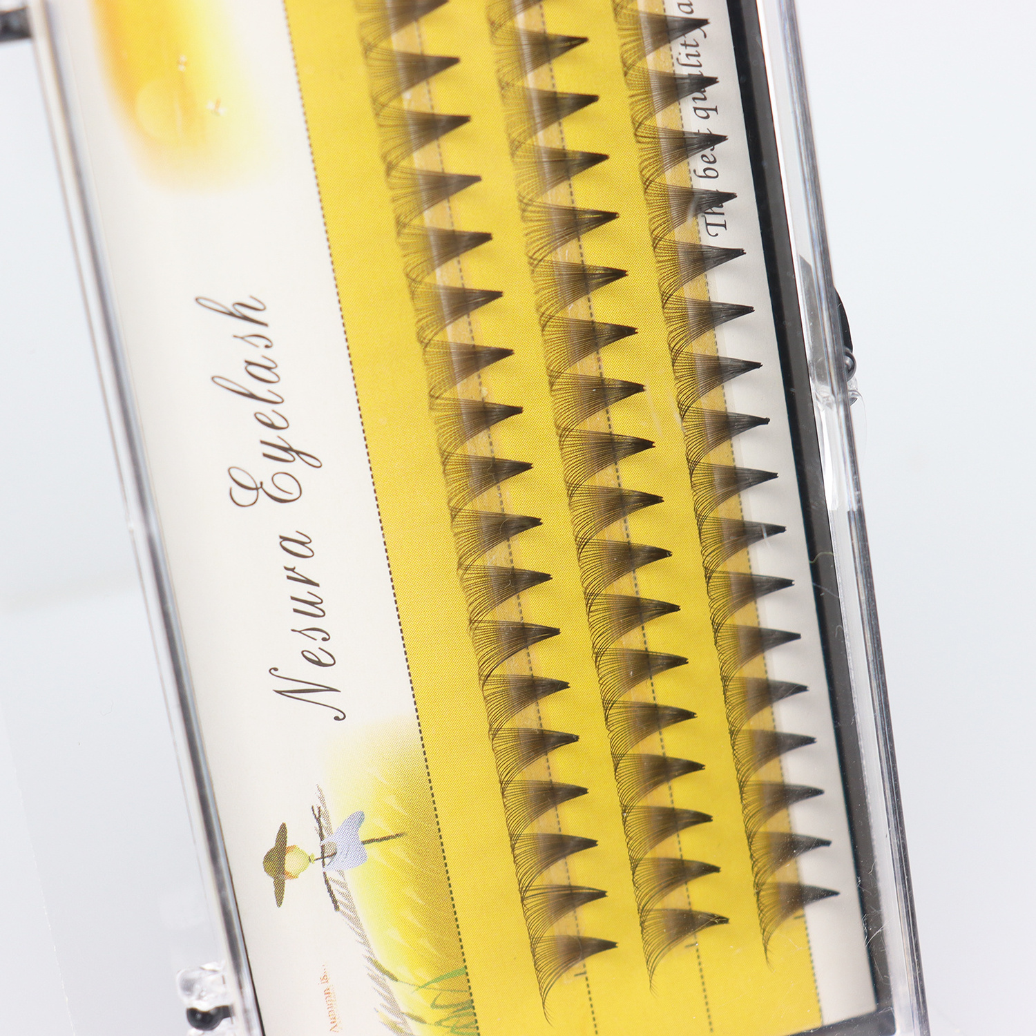 Jintong Cluster Lashes Individual Lashes Segment DIY Eyelash Extension False Eyelashes C/D Curl 6-16mm Length Luxury OEM ODM