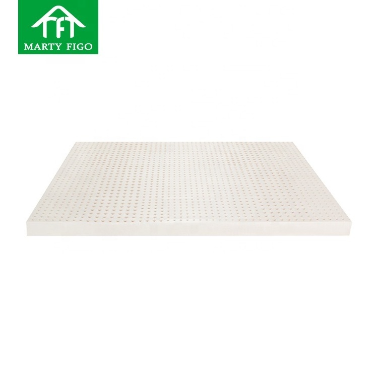 Breathable dunlop latex core mattress mat rubber pad bed foam topper orthopedic 7 zone organic thailand natural latex mattresses