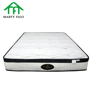 Manufacturers OEM ODM two sided foam mattress in a box breathable waved foam queen king size pocket spring mattresses