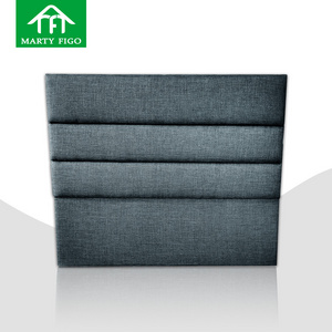 Factory customize linen panel headboards for adjustable bed solid wood cushion padding upholstered tufted wooden bed headboards