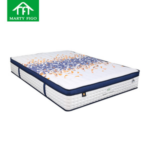 Mattress in box compressed queen euro top twin full queen super king size memory foam pocket coil spring hybrid mattress for bed