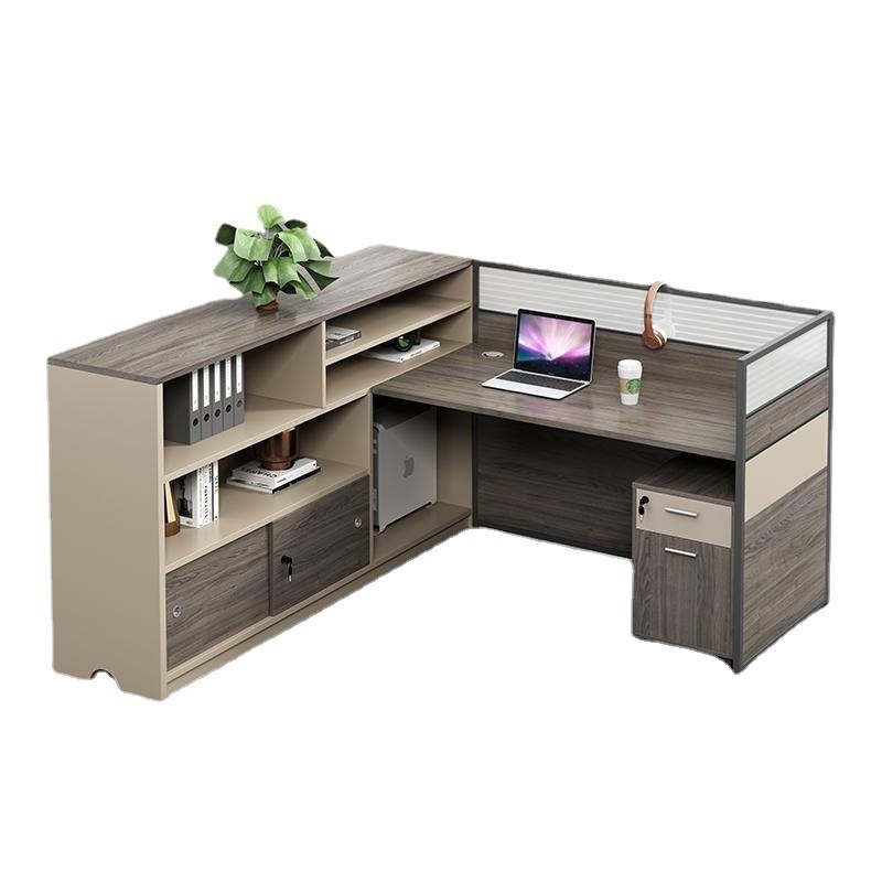 Alibaba Hot Sale Furniture Two Side Luxury Computer Office Workstation For 6 Person