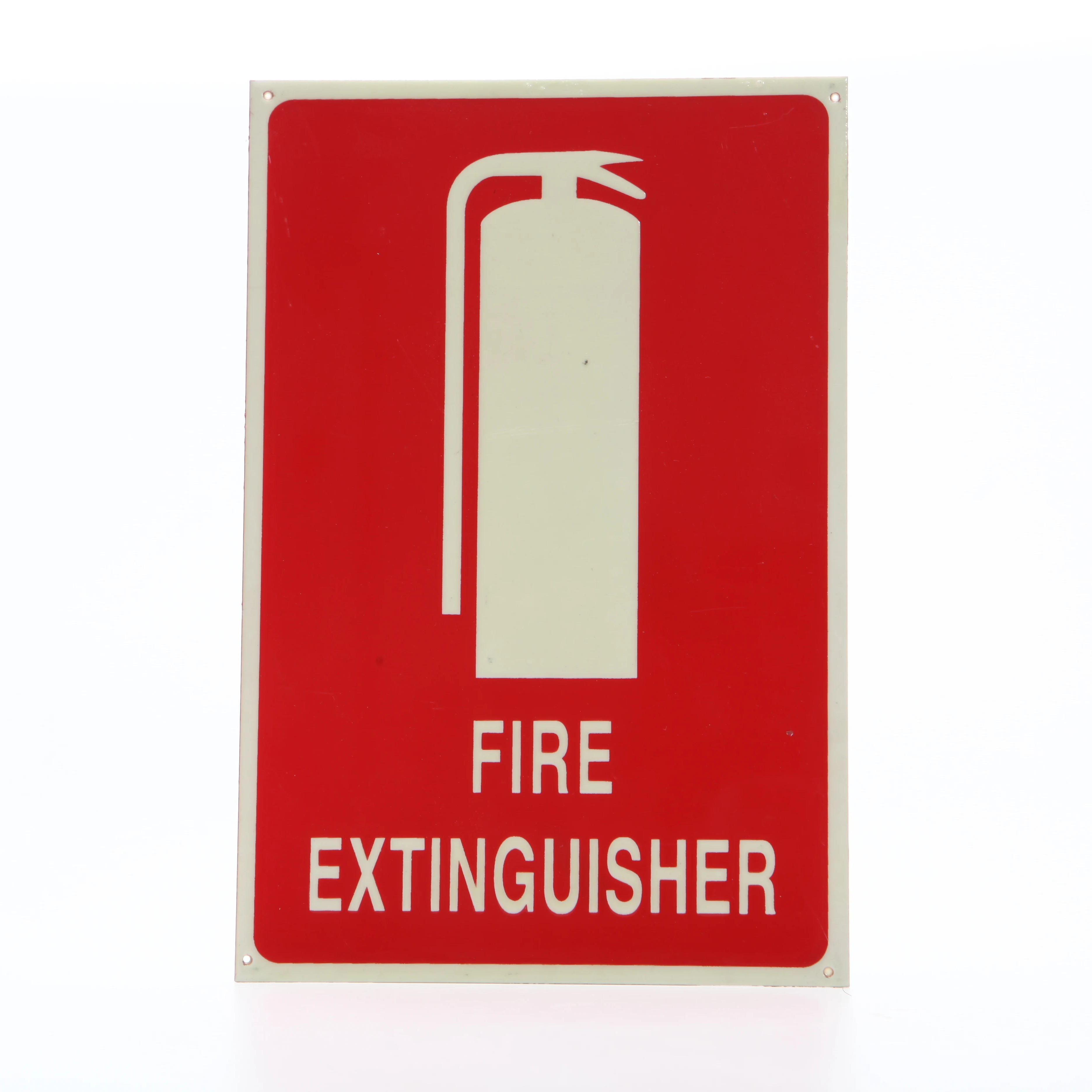 Junting Fire Extinguisher aluminum plate Projecting Photoluminescent Sign for fire hydrants safety warning sign