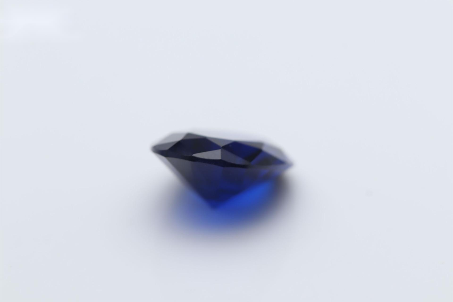 hot sale  high quality synthetic Spinel Blue Oval Round Brilliant cut gemstone Gems Loose Stone can be used for jewelry