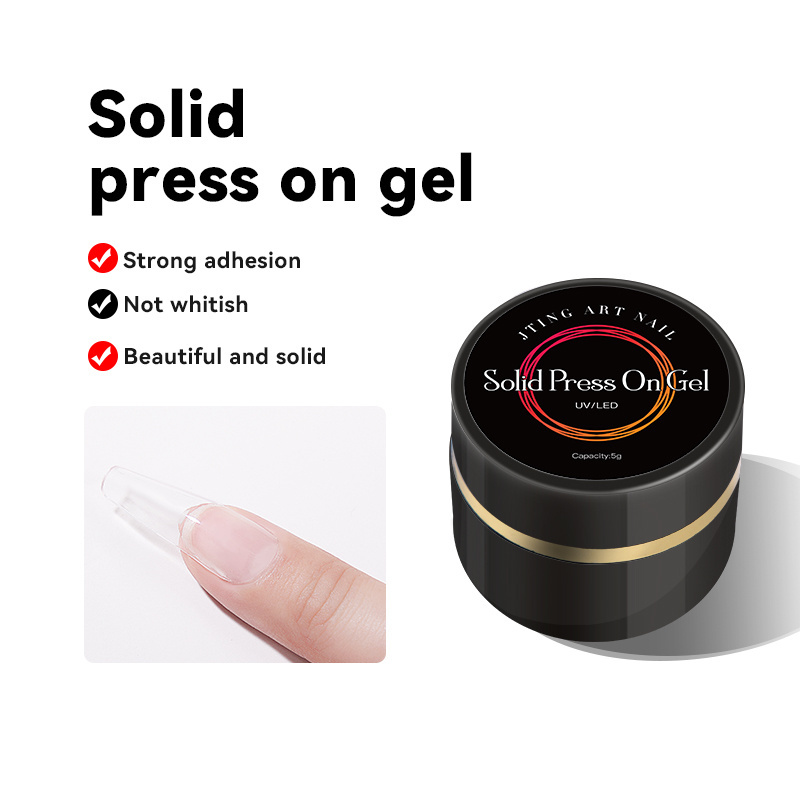 JTING professional 5ML super nail glue soft gel bonding clear adhesive gel OEM private label nail gel polish fake nail glue