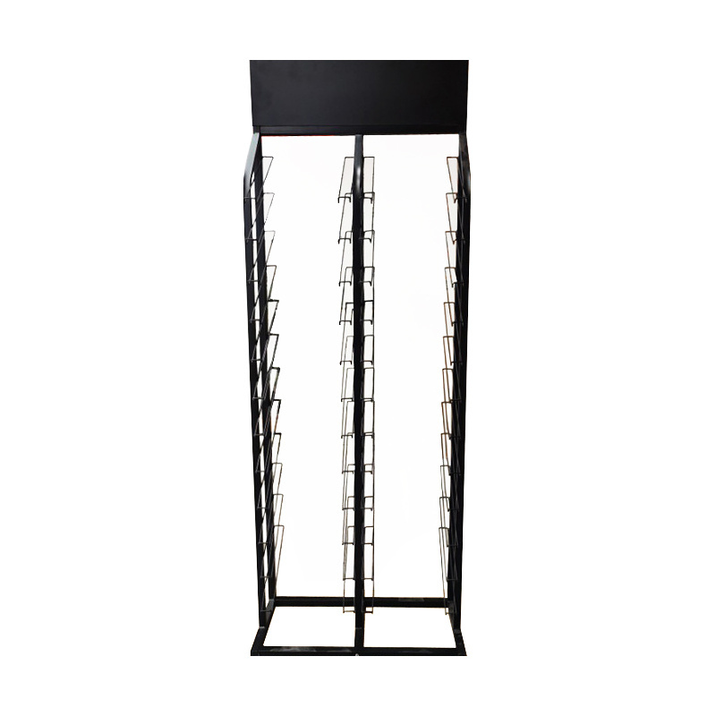 Chinese Manufacturer 12/24/36 Layers Glass Door Panel Sample Display Racks Metal Display Rack Tile Display Rack