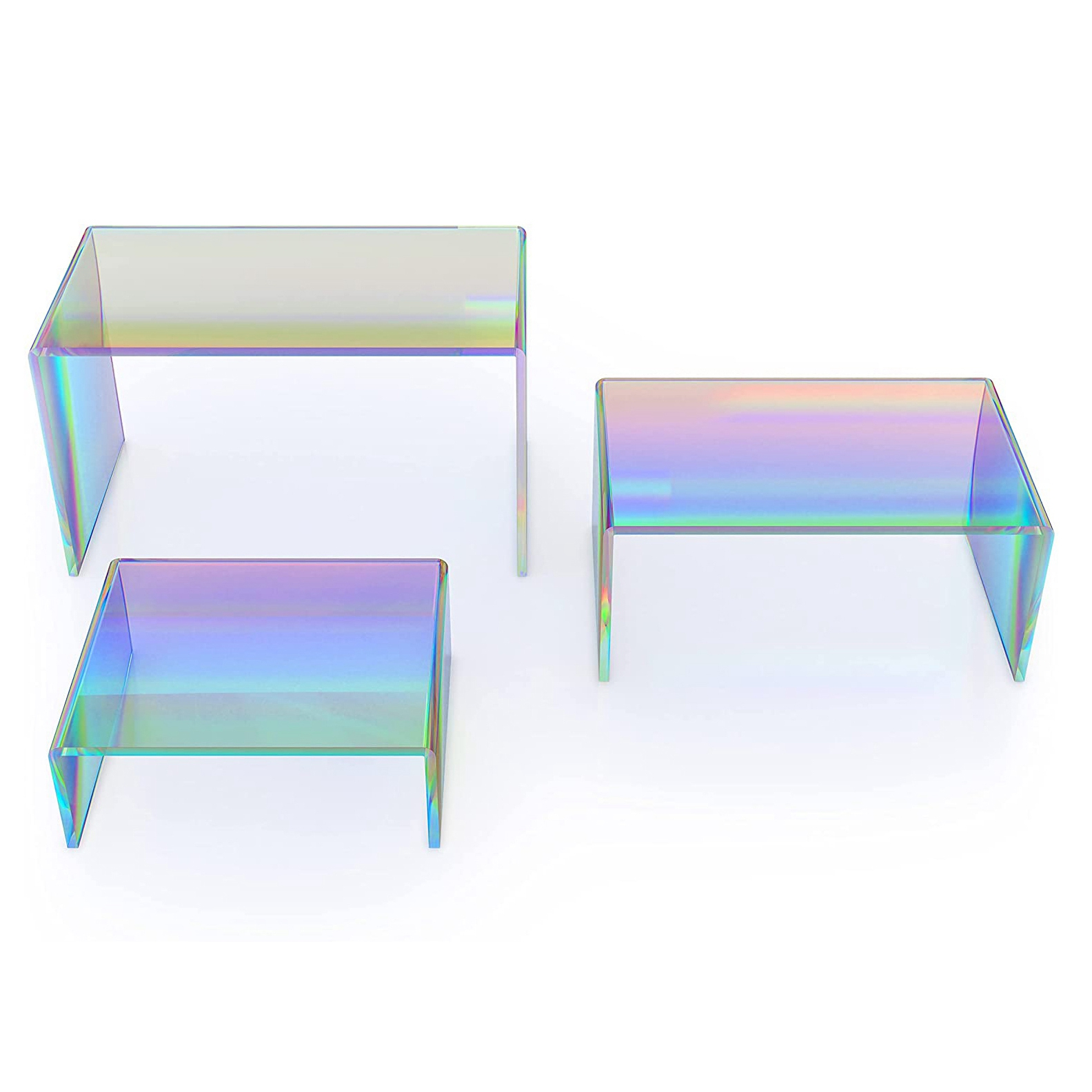 Rainbow U frame acrylic frame hand ornaments display frame plexiglass shoe bracket custom display