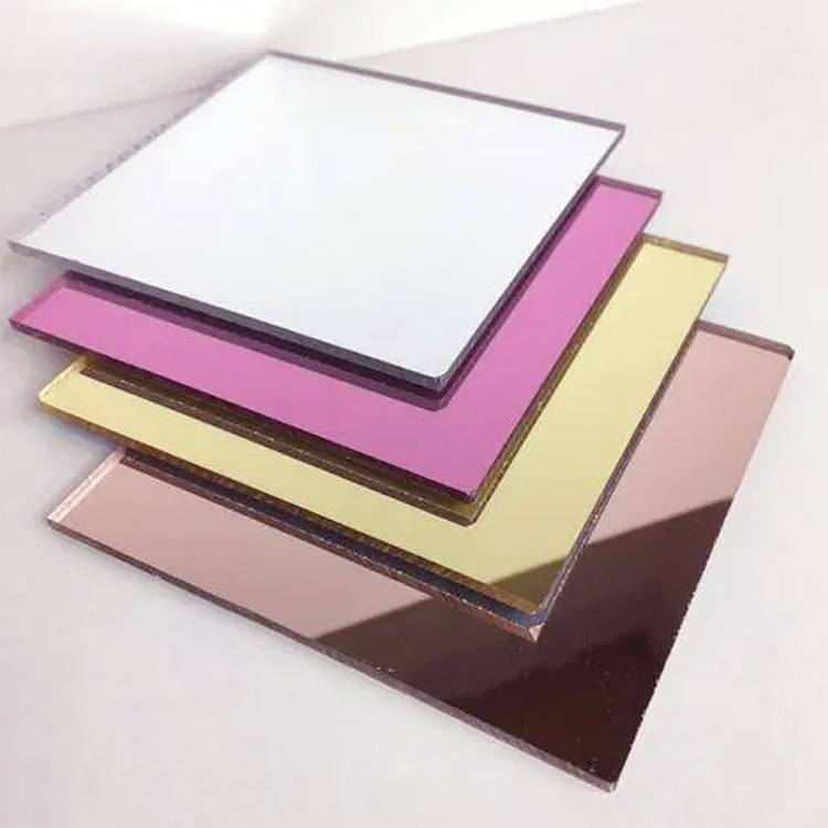 Customized Wholesale Laser Cutting 4x8 mirror sheet acrylic rose gold mirror acrylic sheet