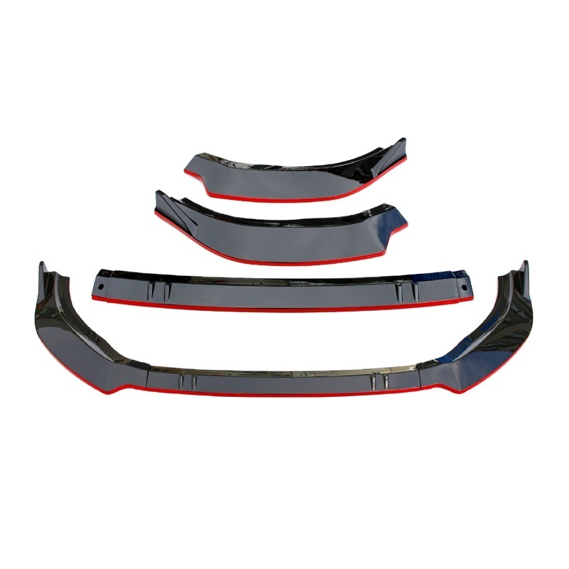 Car Front Bumper Splitter Lip Diffuser Spoiler Tail Wing Side Skirt Use For Volk swagen 8th Gen Golf Pro 2021 Golf R-Line