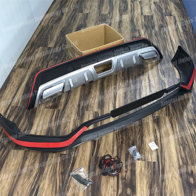 China Auto Accessory Front and Rear Bumper with red decoration use for Ni-ssan X-Trail 2017-2020