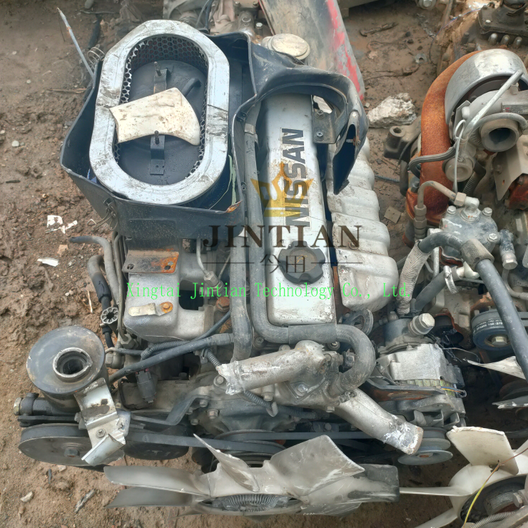 Promotional 4 stroke 6 cylinder used diesel engine assembly TD42 4.2L without supercharging