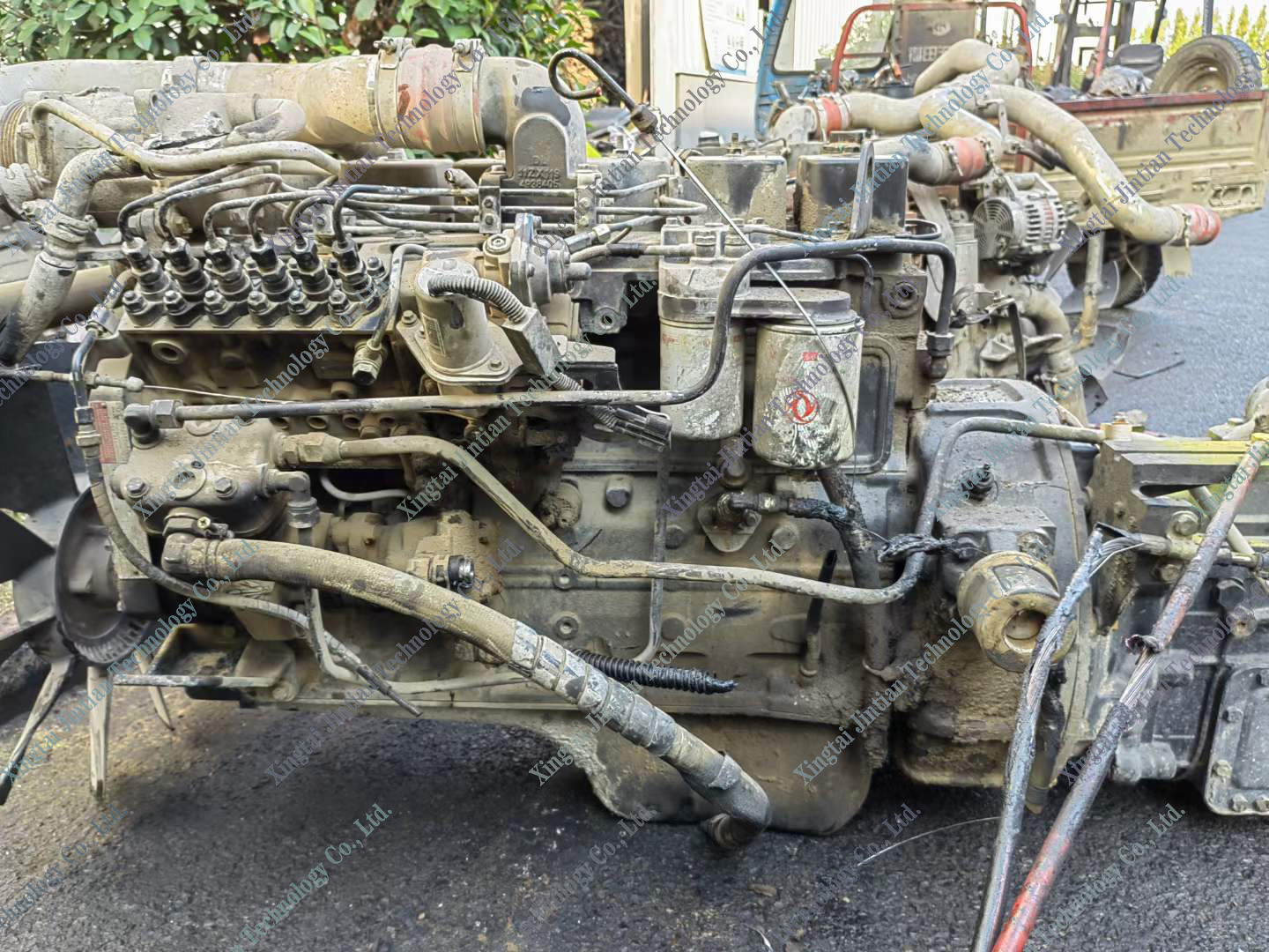 High quality used 6BT 6BTA 5.9L turbo engine with 12 valve engine motor for truck engine