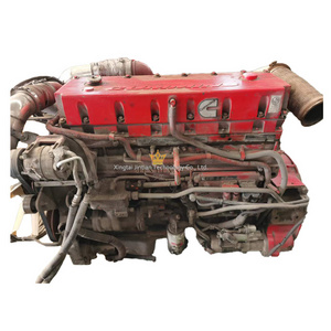 10.8L ISM11 385HP used complete diesel engine with high performance double cylinder head 2 plug for sale