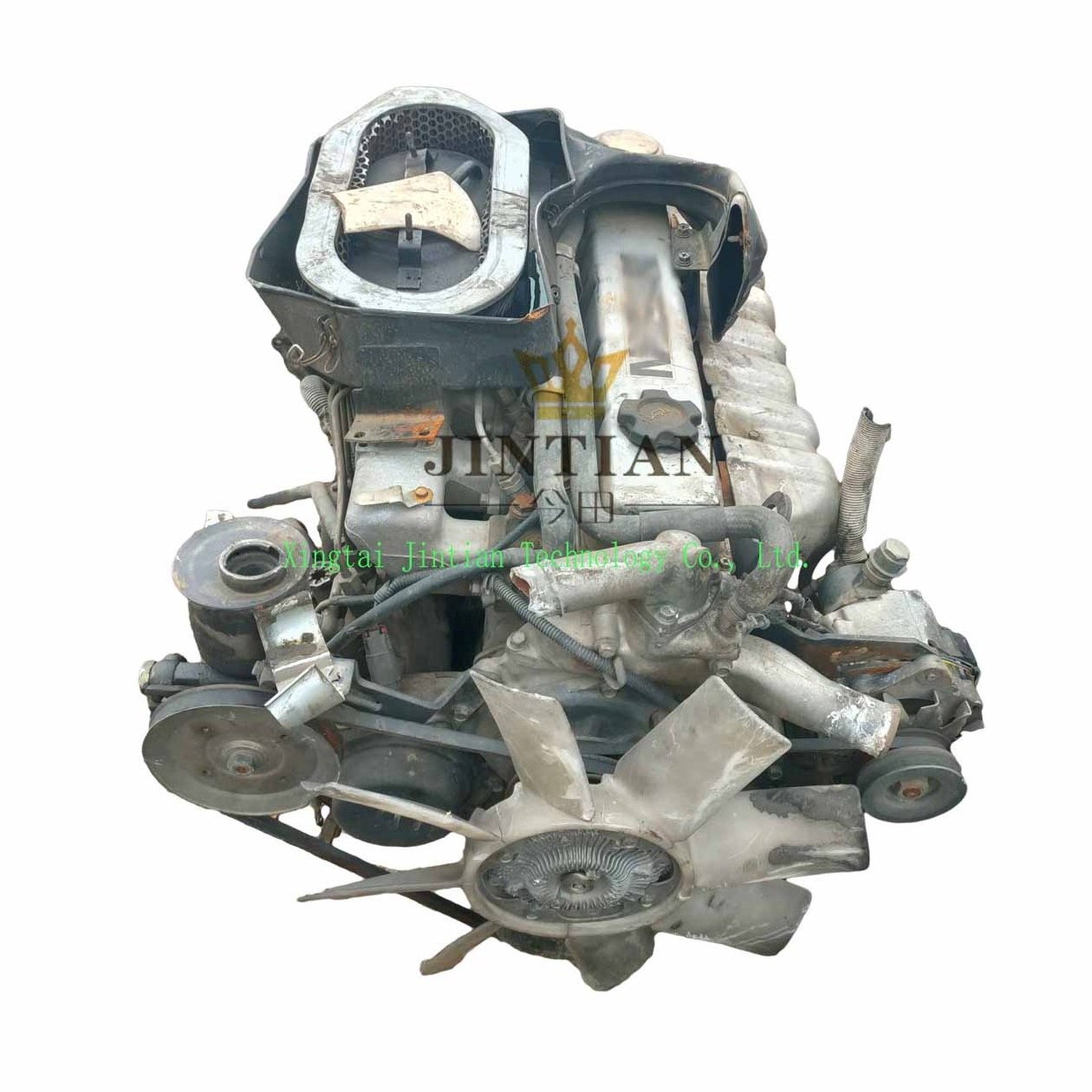 Promotional 4 stroke 6 cylinder used diesel engine assembly TD42 4.2L without supercharging