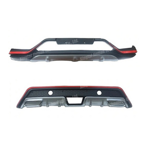 China Auto Accessory Front and Rear Bumper with red decoration use for Ni-ssan X-Trail 2017-2020