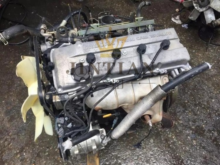 Used complete Nissans engine KA24 with transmission for pickup