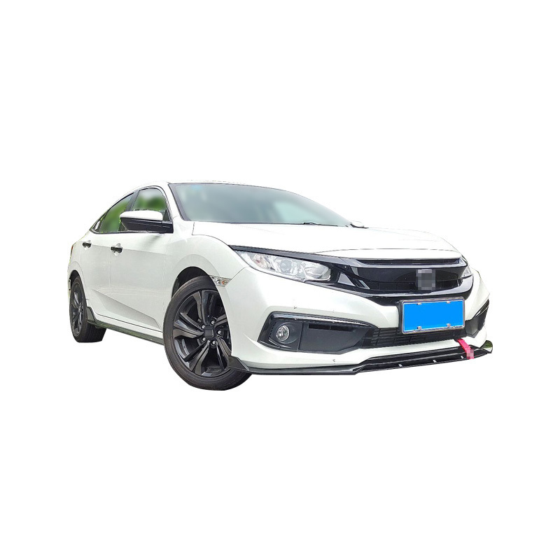 Use For Hon da Civic 10th Gen 2016 to 2019 Front Shovel Body Kit Spoiler Front Bumper Diffuser Protector