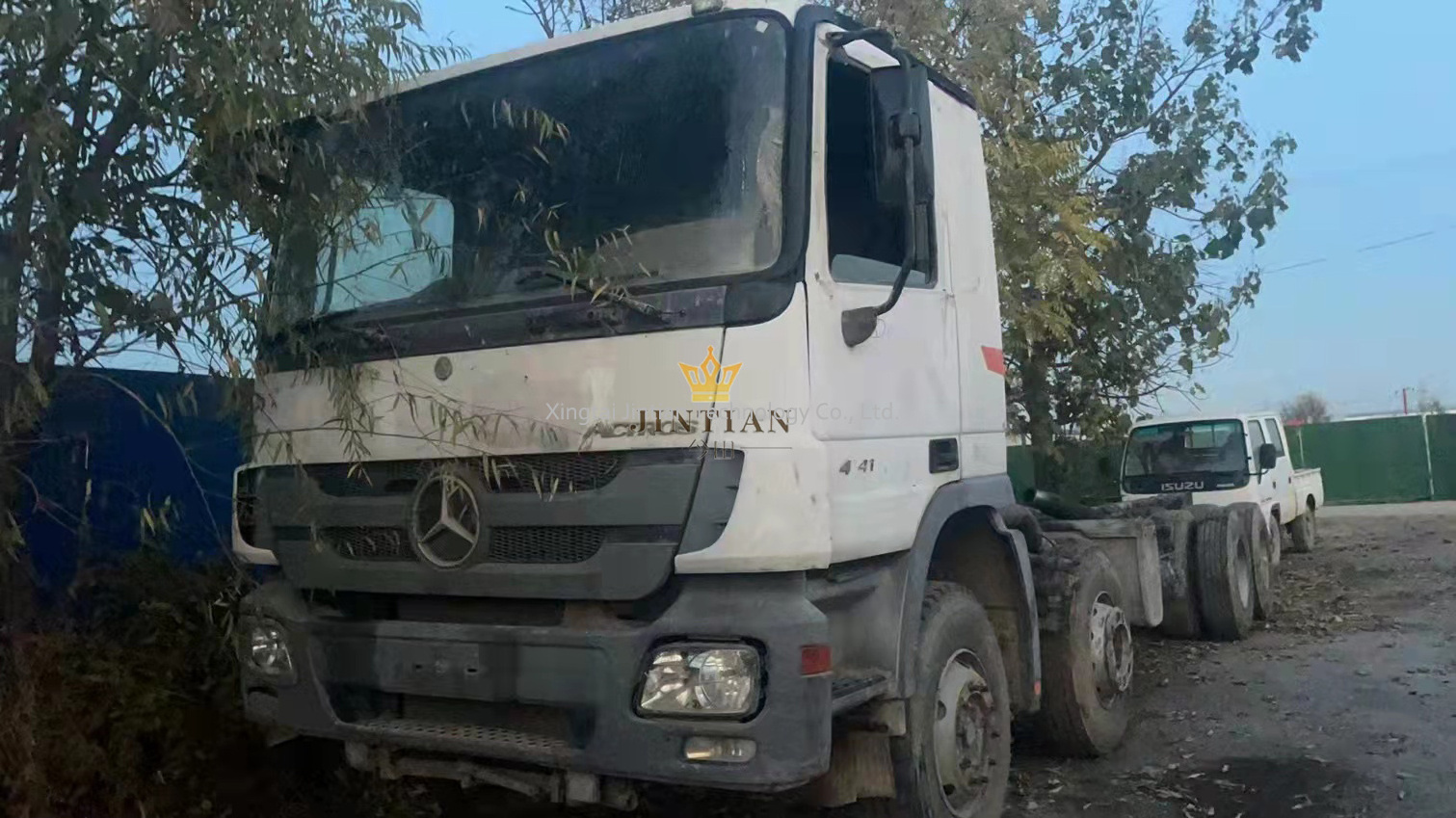 Used Concrete Pump Chassis 4141 Concrete Pump Truck High Quality