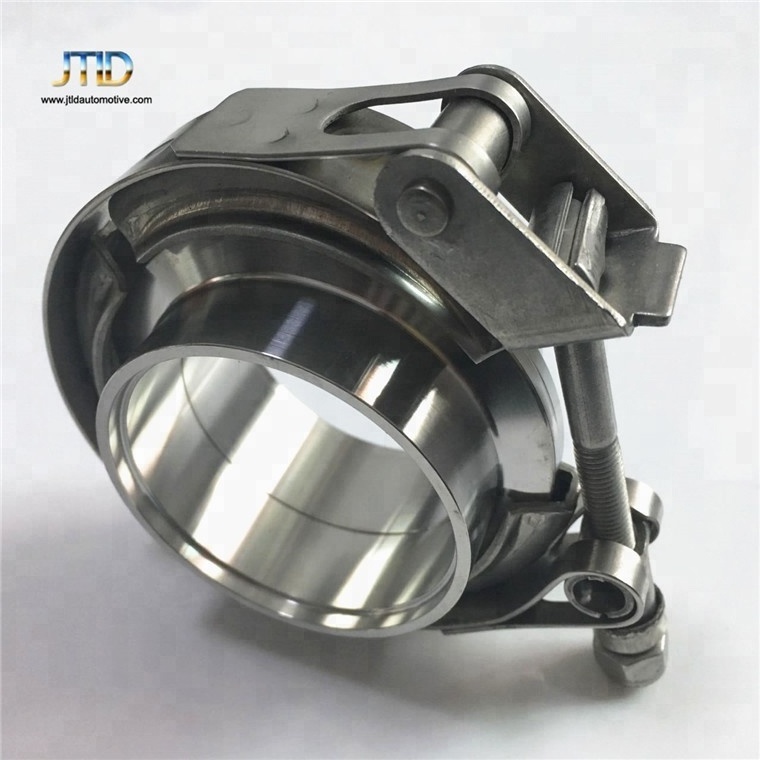 JTLD  High quality Different Size Exhaust system 304 stainless steel V band exhaust pipe clamp