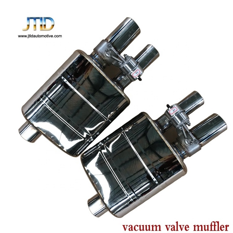 stainless steel universial vacuum valve muffler 2.5 inch car exhaust muffler