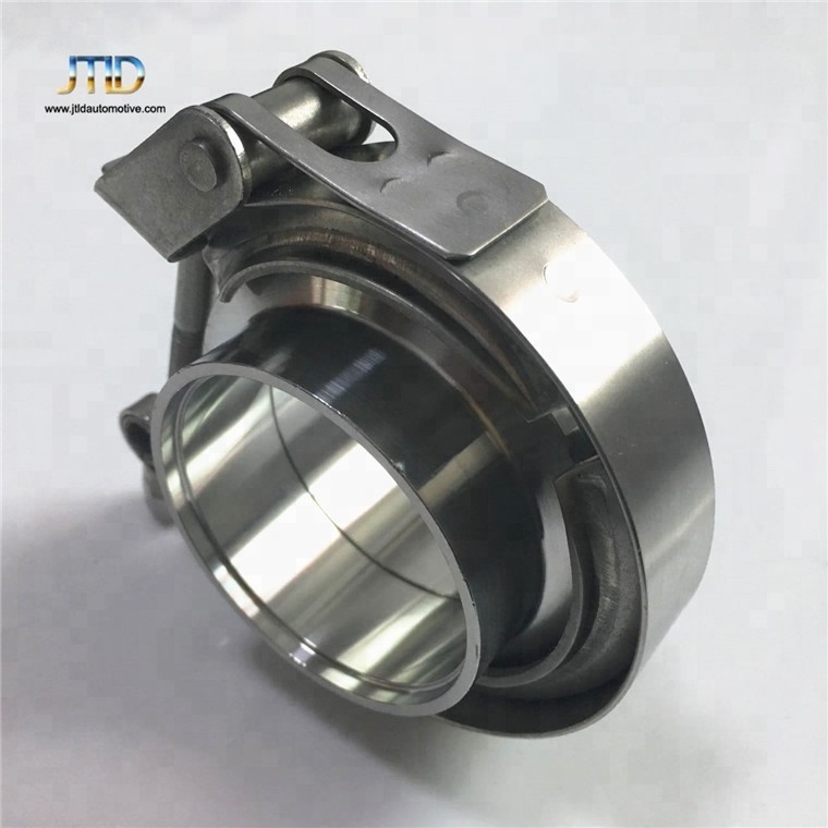 JTLD  High quality Different Size Exhaust system 304 stainless steel V band exhaust pipe clamp