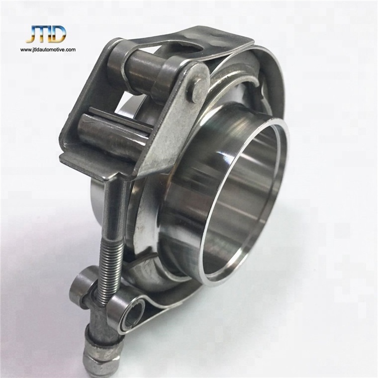 JTLD  High quality Different Size Exhaust system 304 stainless steel V band exhaust pipe clamp