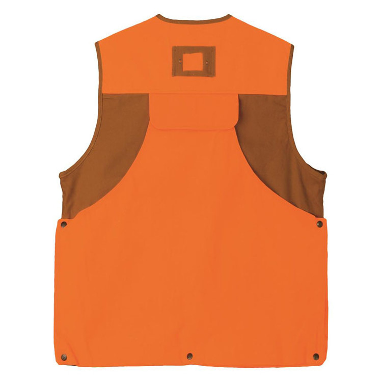 Men Summer Style Contrast Orange Hunting Shooting Functional Vests