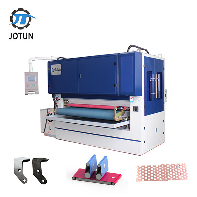 Automatic system metal steel plate edge deburring machine