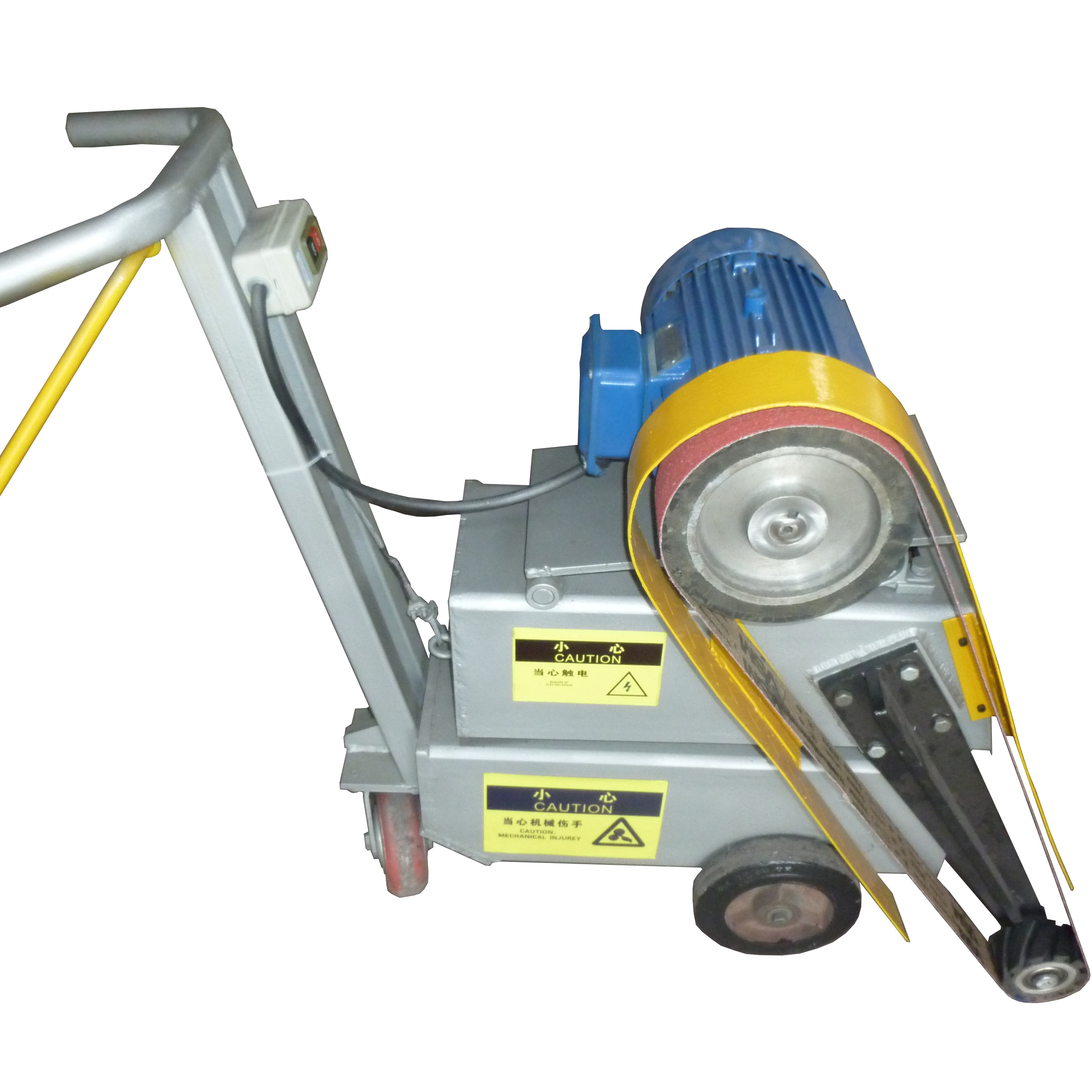 Hand held aluminum flat sheet polisher