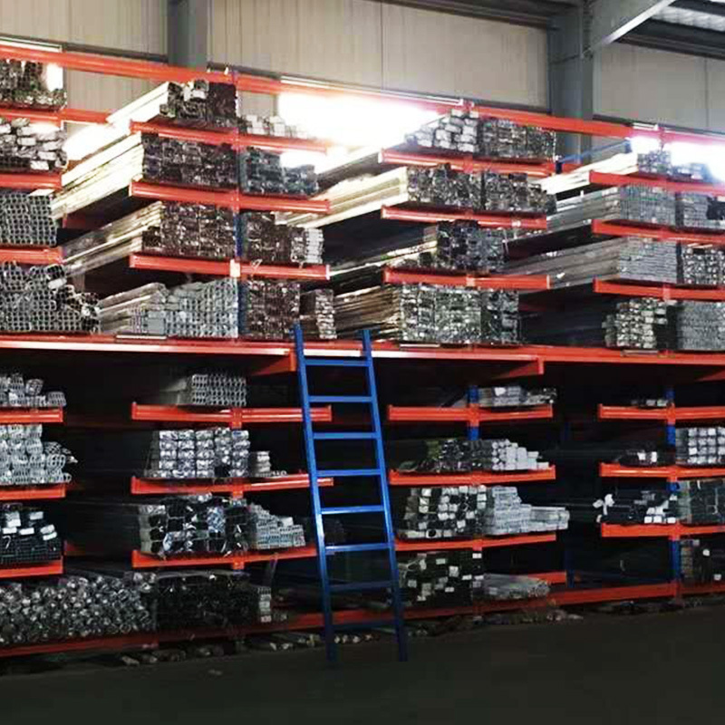 Vertical Steel Pipe Storage Heavy Duty Cantilever Racks