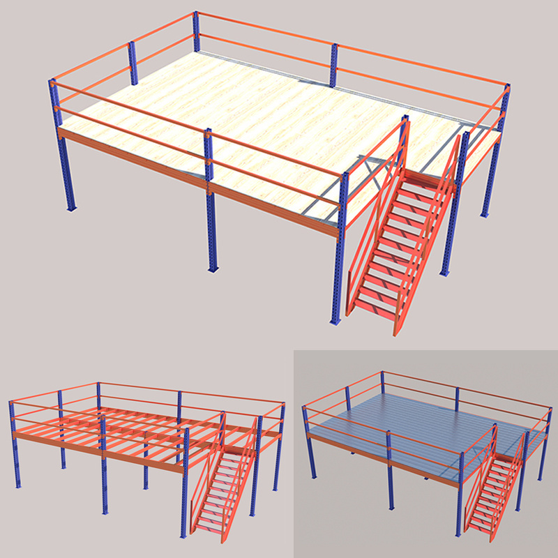 Mezzanine floor rack heavy duty scale warehouse racking mezzanine floor kits