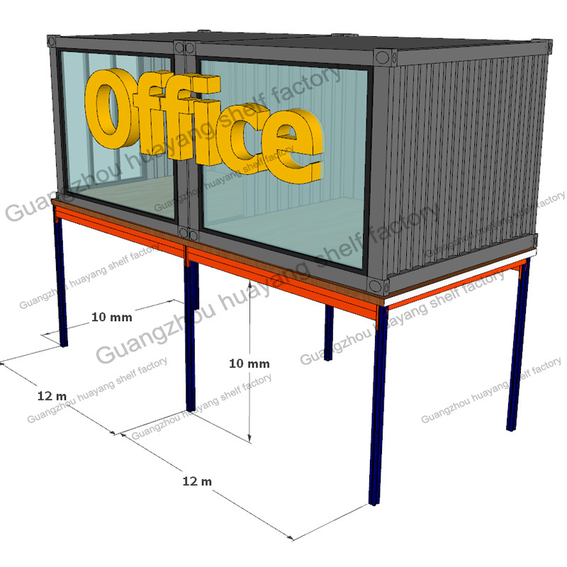 Office Mezzanine Steel Structure Second Floor 550 Square Meter Vertical Racking Mezzanine Floor Pallet Rack Platform