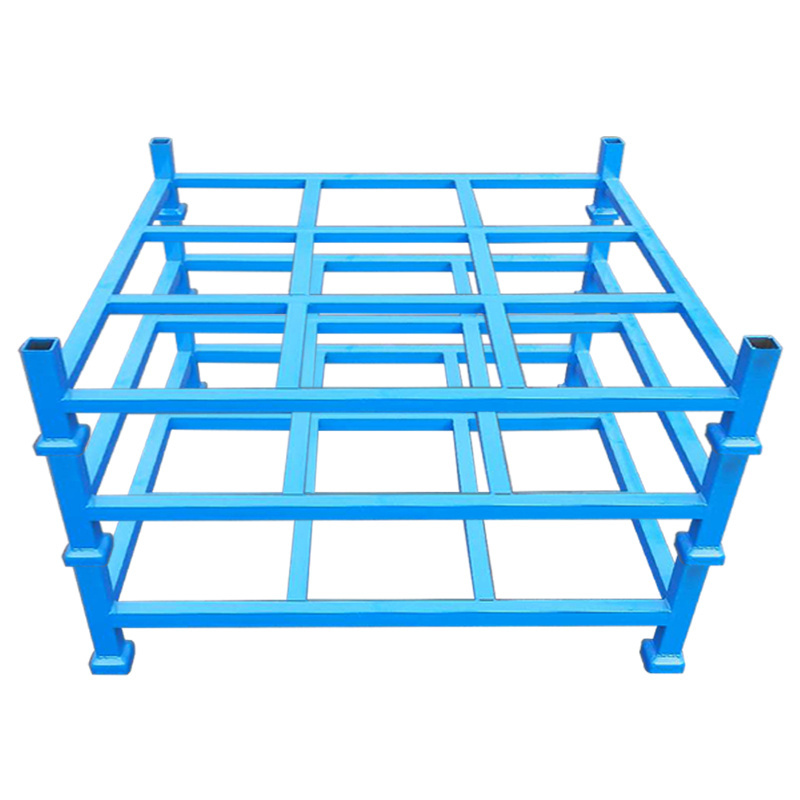 heavy wheel pallet metal corrosion prevention rack stackable rack for warehouse storage