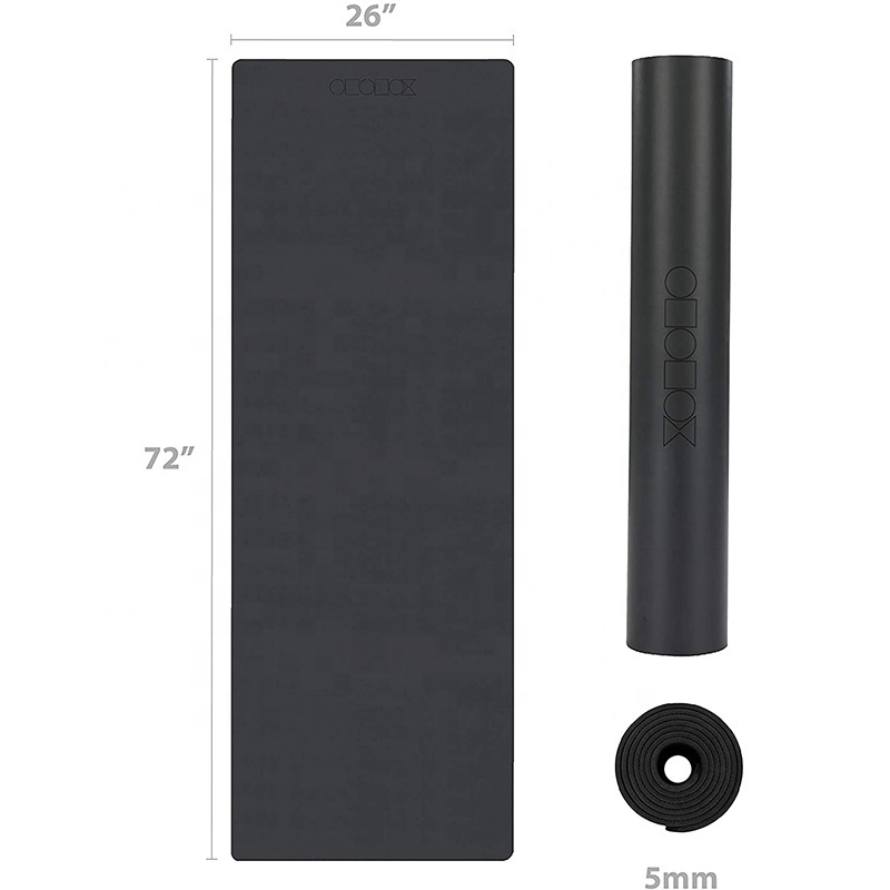 Jointop Wholesale Sale Custom Material Shape PVC Black Round PU TPE Natural Rubber Printed Yoga Mat, Roll Bulk Cheap Mats Yoga