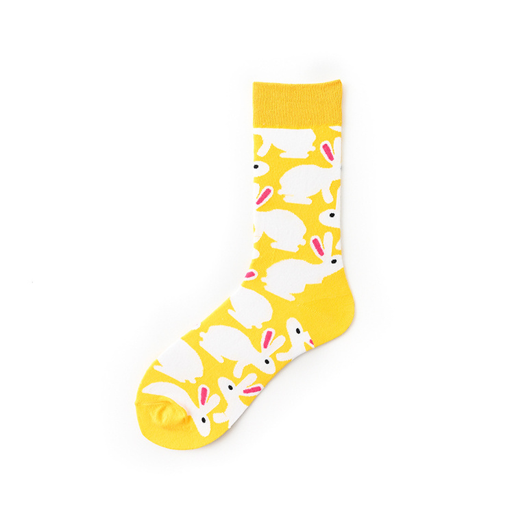 Hot selling colorful funny happy dress socks high quality