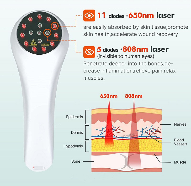 lllt cold laser therapy for pain relief class 3b laser red light therapy dogs veterinary instrument medical equipments