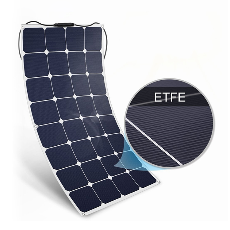 High Efficiency Sunpower Solar Cells PV Panele ETFE 100w 120w 200w 300w 400w Flexible Solar Panels