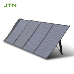 Portable Folding Mono Solar Charger 200W Foldable Solar Panel with 2 USB Outputs for 12v Power Station