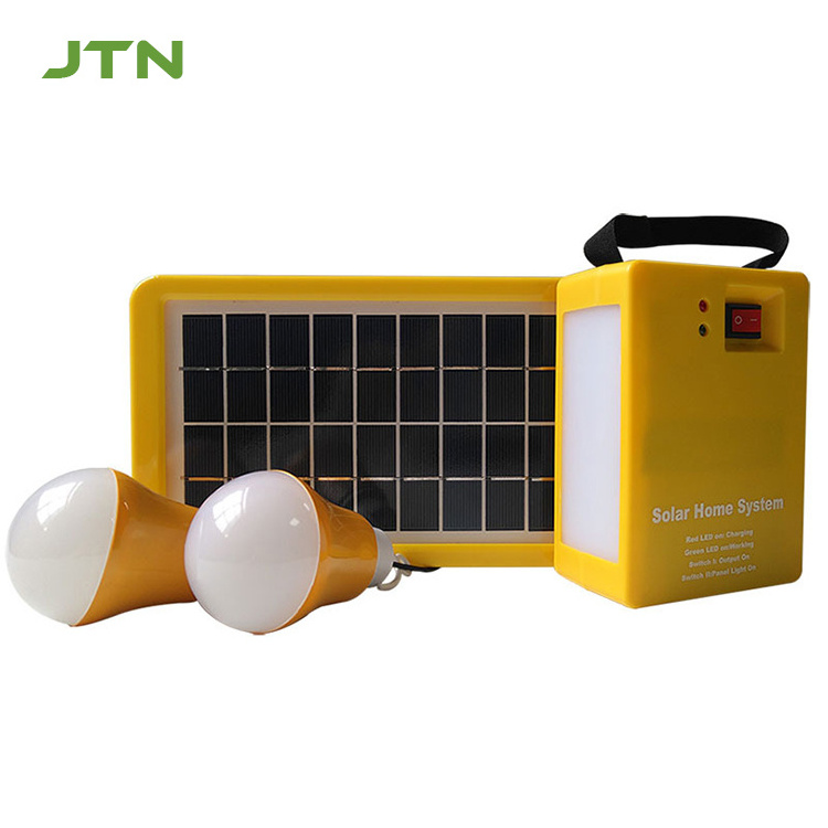 Africa Mini Solar Power Lighting Kit Indoor 10W Solar Panel Lighting System Home