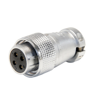 WEIPU WS20 M20 Female Plug with PVC sleeve IP65 Waterproof Metal Aviation Connector