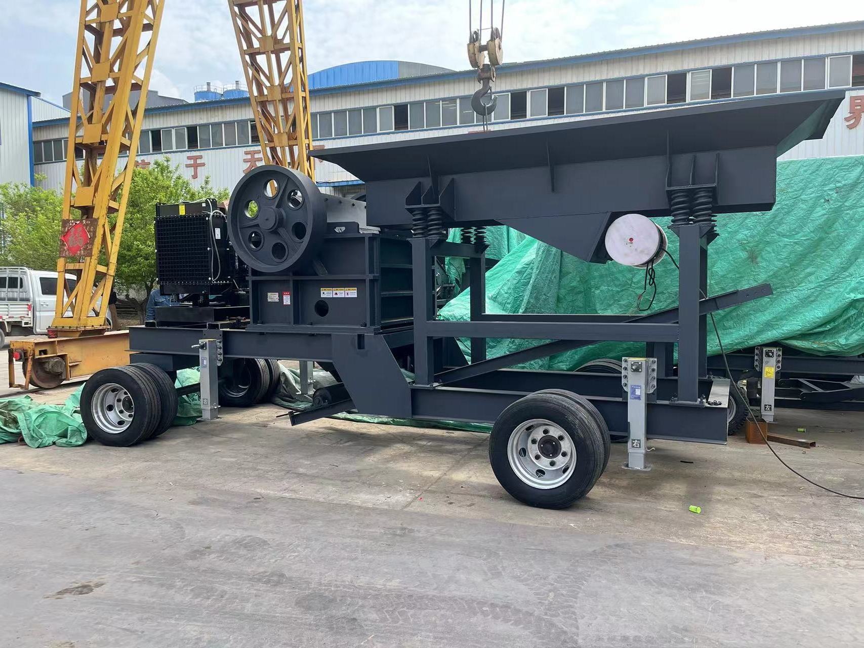 Easy Operation Rock Stone Crusher Mobile Diesel for PEX 250x1000 Jaw Crusher