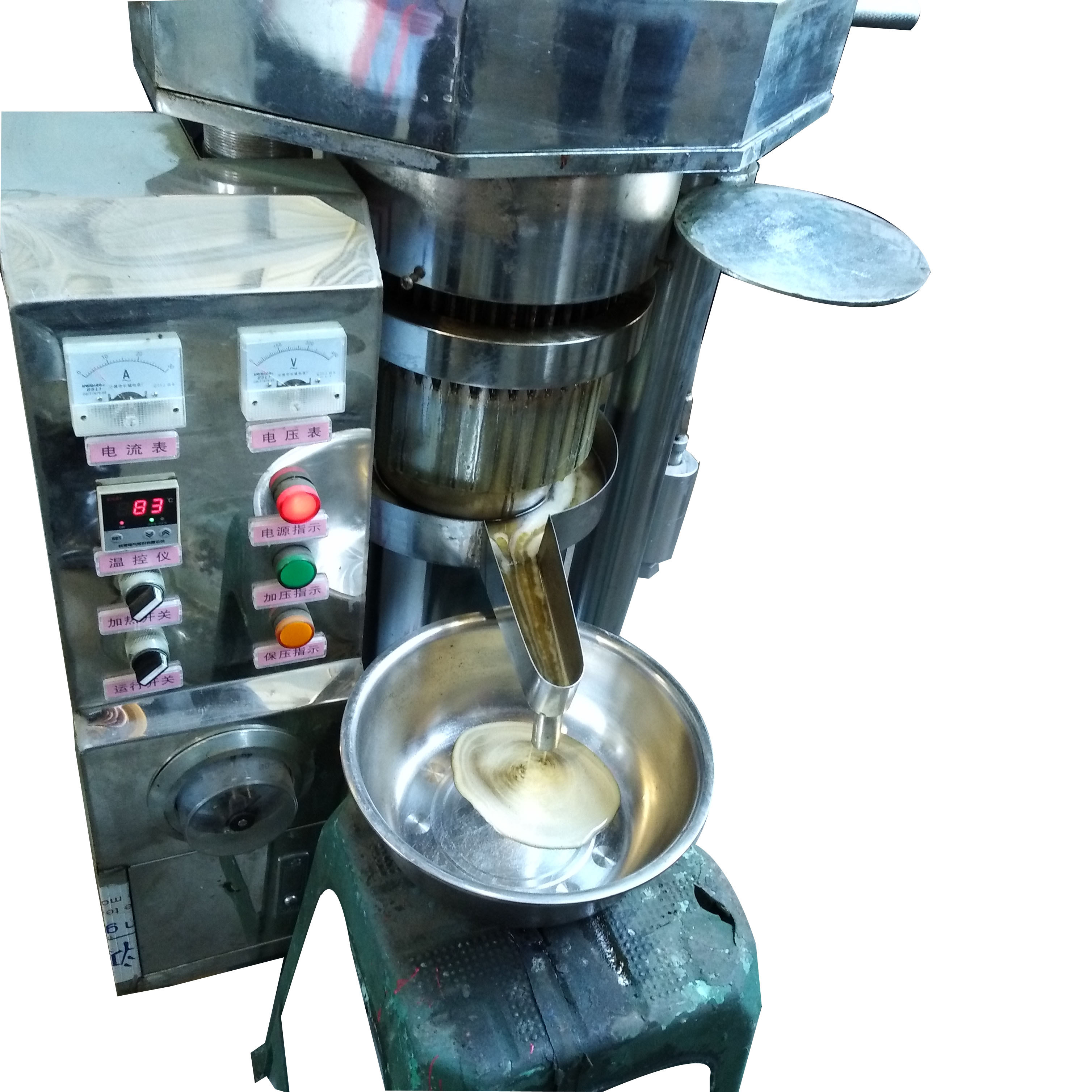 6yl-80 screw rapeseed vegetable oil press mustard oil making machine