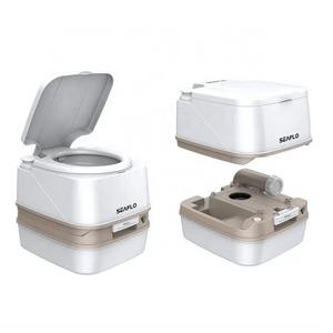 SEA FLO Outdoor Mobile Toilet 12L caravan toilet Camping Portable Travel Automatic Flush RV Toilet