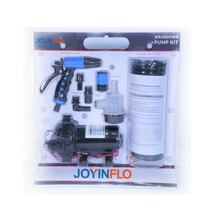 JOYINFLO 12V 24V High Quality Factory Price Solar Water Pump kit  51 Series High Pressure Deck Wash Pump Kit