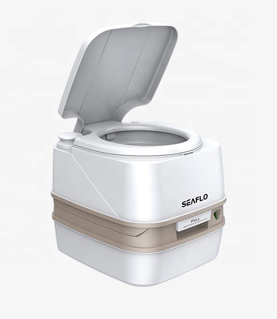 SEA FLO Outdoor Mobile Toilet 12L caravan toilet Camping Portable Travel Automatic Flush RV Toilet