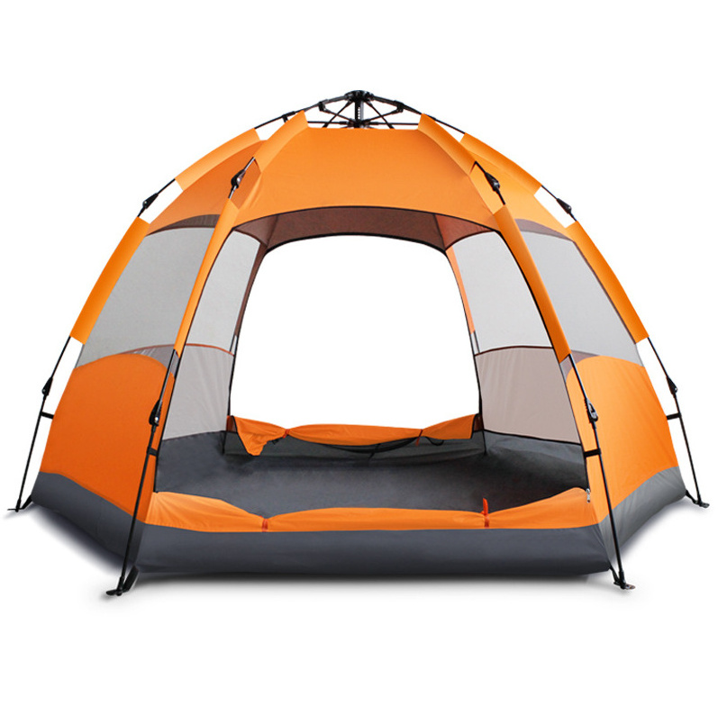 Outdoor Large 3-5 Persons Camping Automatic Tent Waterproof Portable Tents Sun Shelter Wild for Traveling Picnic