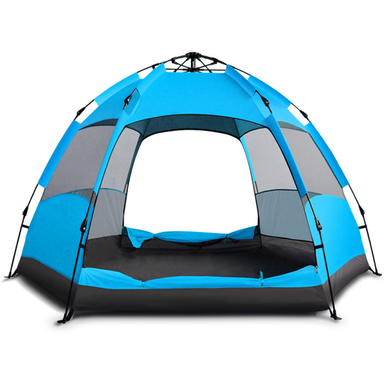 Outdoor Large 3-5 Persons Camping Automatic Tent Waterproof Portable Tents Sun Shelter Wild for Traveling Picnic